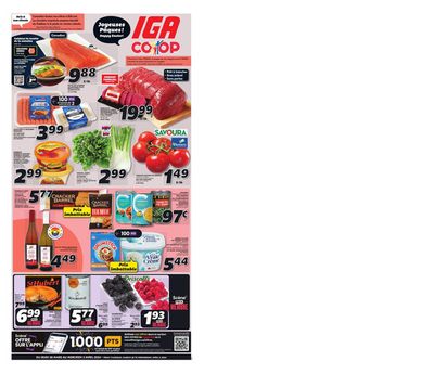 Grocery offers in Drummondville | IGA Extra Coop weekly flyer in IGA Extra | 2024-03-28 - 2024-04-03