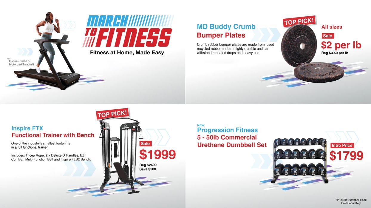 Flaman Fitness catalogue in Regina | March To Fitness | 2024-03-26 - 2024-04-09