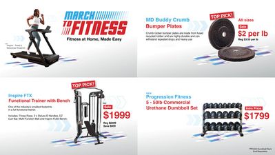 Sport offers in Walnut Grove | March To Fitness in Flaman Fitness | 2024-03-26 - 2024-04-09