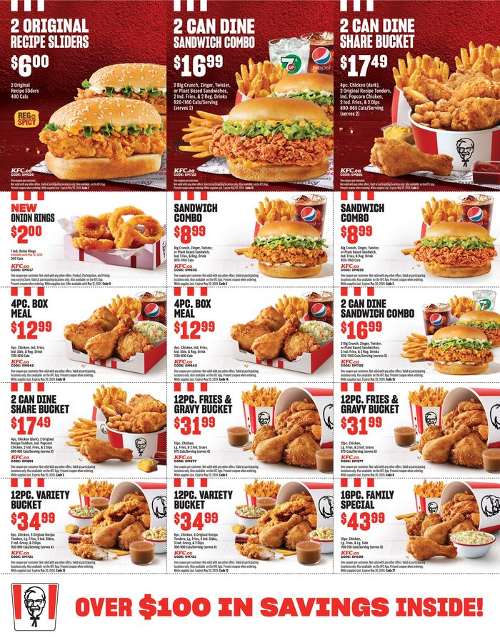 KFC catalogue in Coquitlam | New Crispy Menu | 2024-03-26 - 2024-05-12