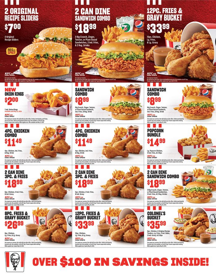 KFC catalogue in Miramichi | New Crispy Menu | 2024-03-26 - 2024-05-12