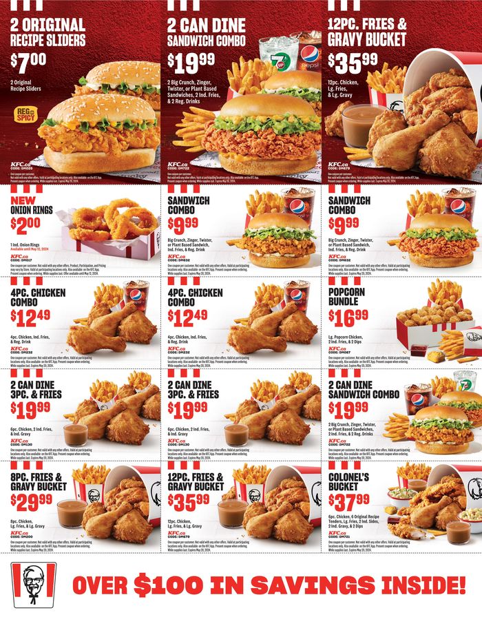 KFC catalogue in Gander | New Crispy Menu | 2024-03-26 - 2024-05-12