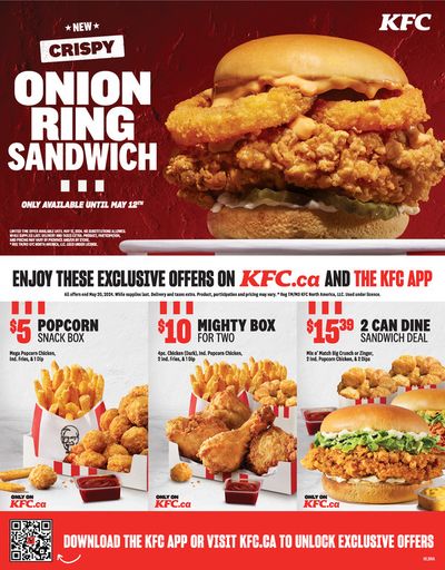 Restaurants offers | New Crispy Menu in KFC | 2024-03-26 - 2024-05-12
