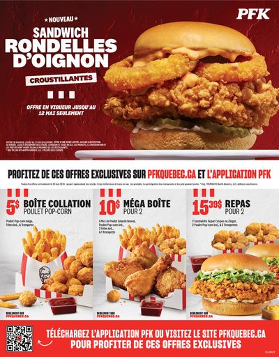 Restaurants offers in Gatineau | New Crispy Menu in KFC | 2024-03-26 - 2024-05-12