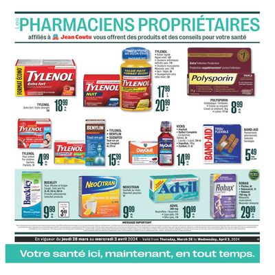 Jean Coutu catalogue in Laval | Special Insert | 2024-03-28 - 2024-04-03