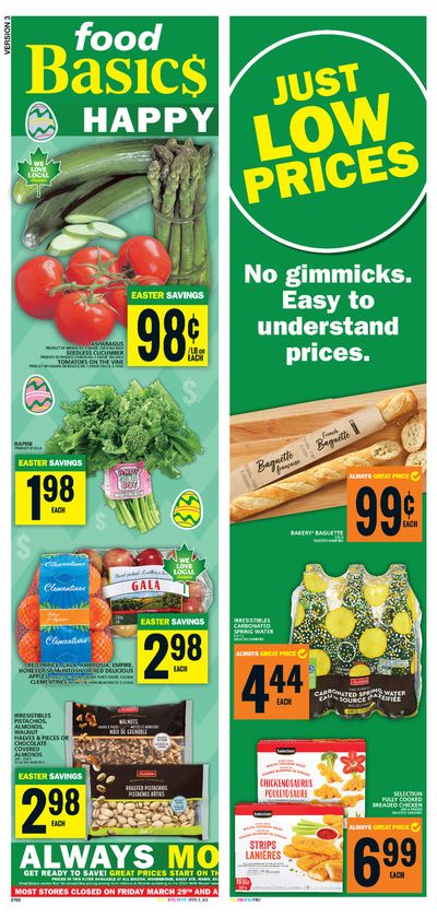 Grocery offers in Bolton | Food Basics weekly flyer in Food Basics | 2024-03-28 - 2024-04-03