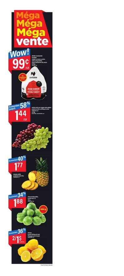 Grocery offers in Drummondville | Mega Vente Wow in Maxi | 2024-03-28 - 2024-04-03