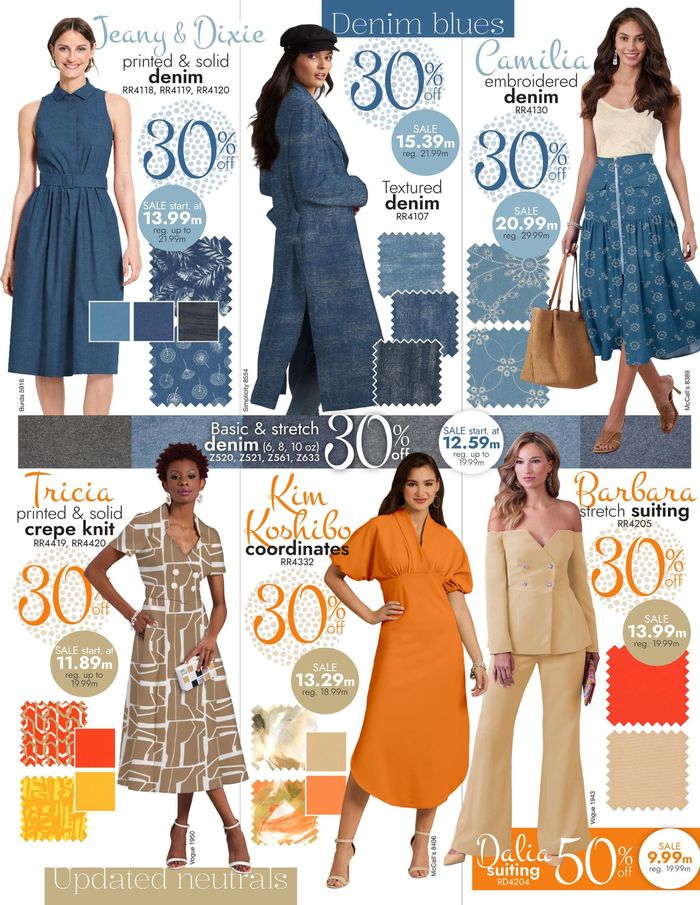 Fabricville catalogue in Richmond | Spring & Summer Fashion Fabrics | 2024-03-27 - 2024-03-31