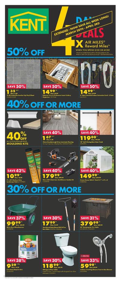Kent catalogue in Tracadie-Sheila | Kent Weekly ad | 2024-03-28 - 2024-04-03