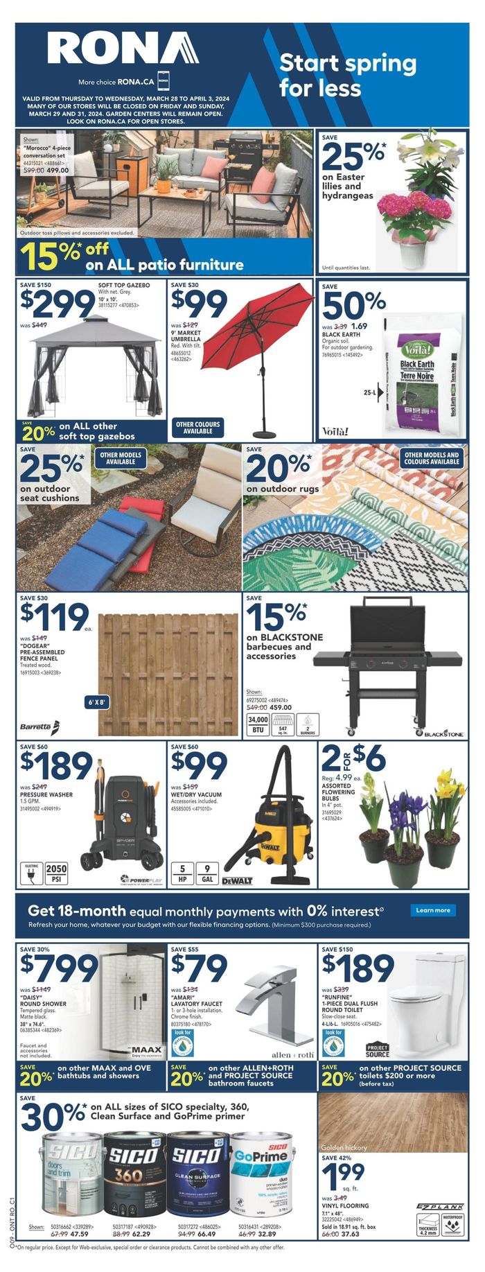 RONA catalogue in Scarborough | RONA Weekly ad | 2024-03-28 - 2024-04-03