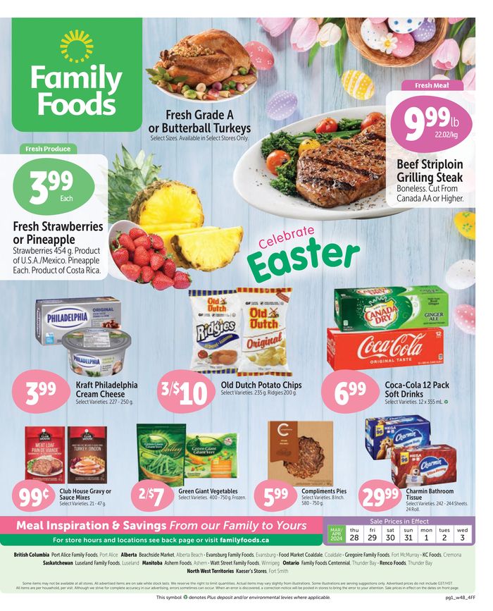 Family Foods catalogue in Edmonton | Family Foods weekly flyer | 2024-03-28 - 2024-04-11