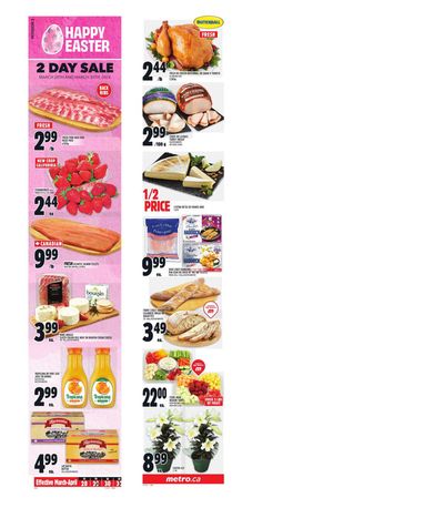 Grocery offers in Stouffville | Metro weekly flyer Ontario in Metro | 2024-03-28 - 2024-04-03