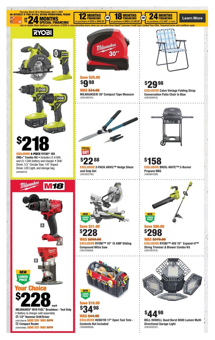 Home Depot catalogue in Guelph | Weekly Flyer_CP | 2024-03-28 - 2024-04-03