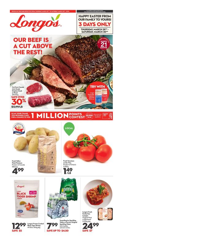 Longo's catalogue in Guelph | Weekly Flyer | 2024-03-28 - 2024-03-30