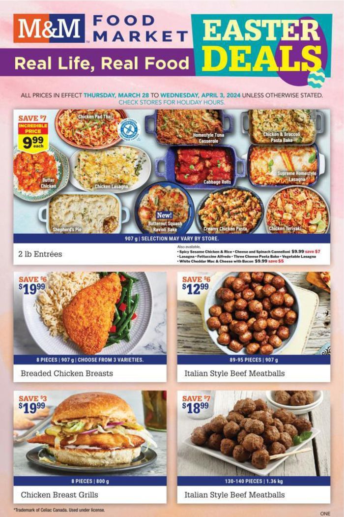 M&M Meat Shops catalogue in Calgary | M&M Meat Shops weekly flyer | 2024-03-28 - 2024-04-11