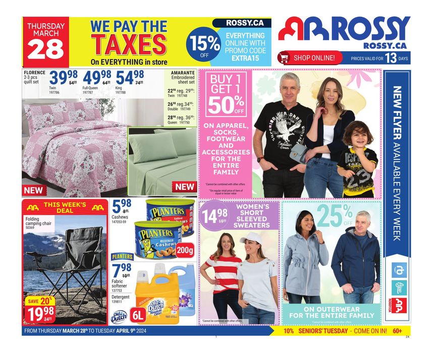 Rossy catalogue in Gatineau | Weekly Ad | 2024-03-28 - 2024-04-10