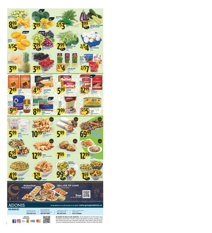 Marché Adonis catalogue in Mississauga | Weekly | 2024-03-28 - 2024-04-03