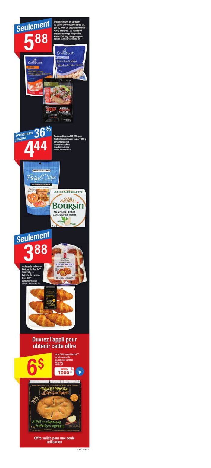 Maxi catalogue in Trois-Rivières | Weekly Flyer -Hybris | 2024-03-28 - 2024-04-03