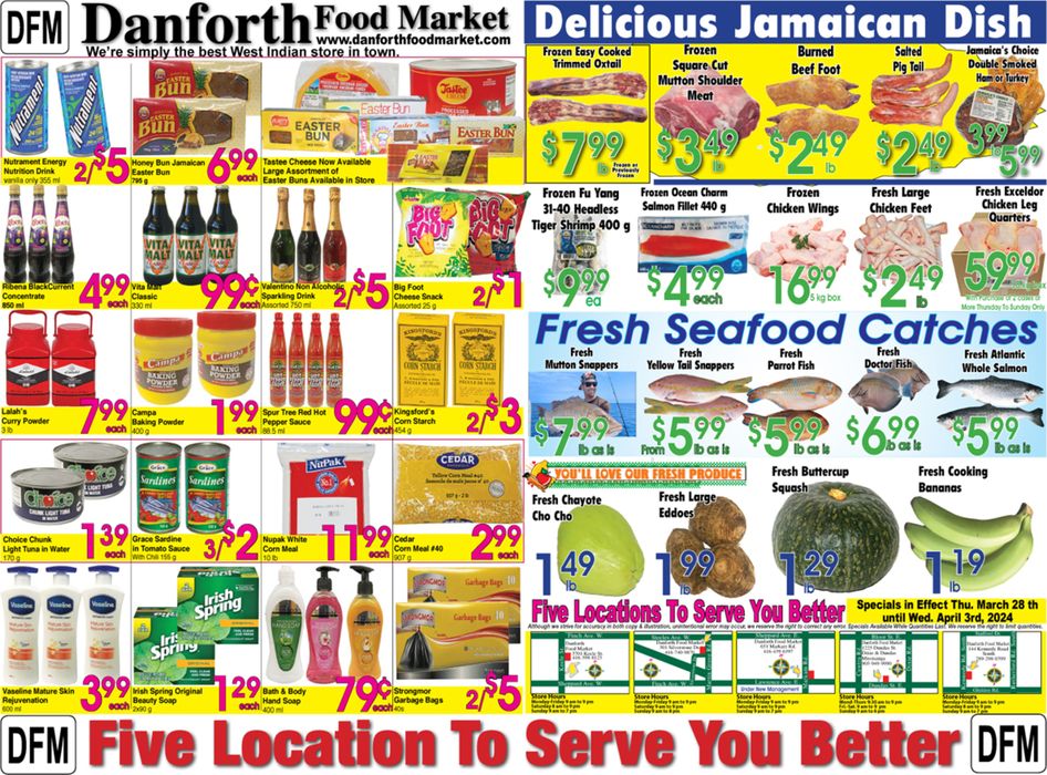 Danforth Food Market catalogue in Toronto | Danforth Food Market | 2024-03-28 - 2024-04-11