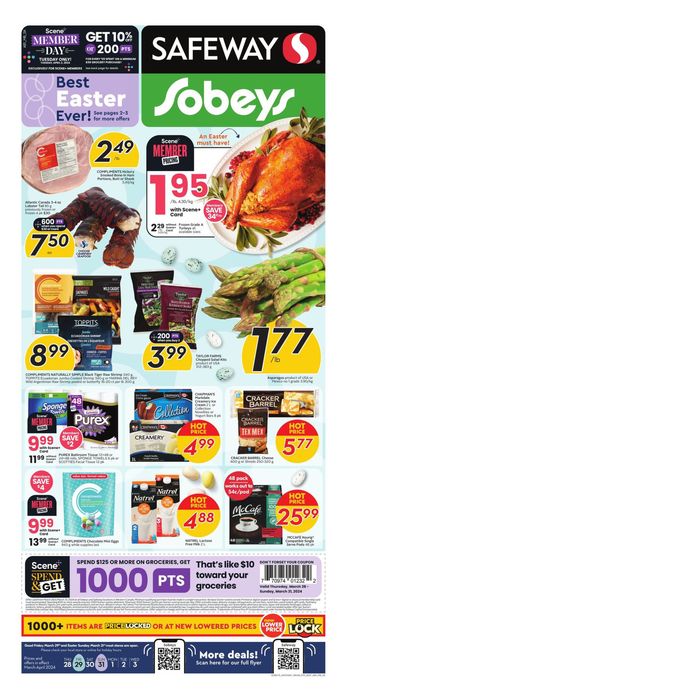 Safeway catalogue in Thompson | Weekly Flyer | 2024-03-28 - 2024-04-03