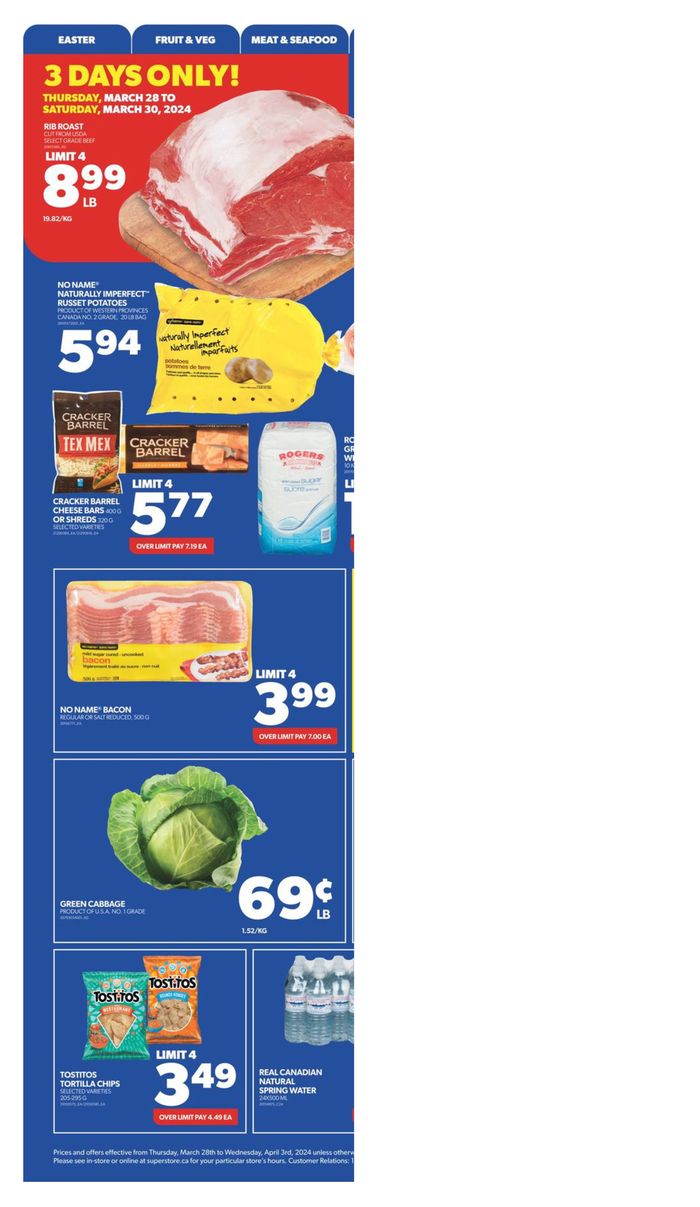 Real Canadian Superstore catalogue in Winnipeg | Weekly Flyer | 2024-03-28 - 2024-04-03