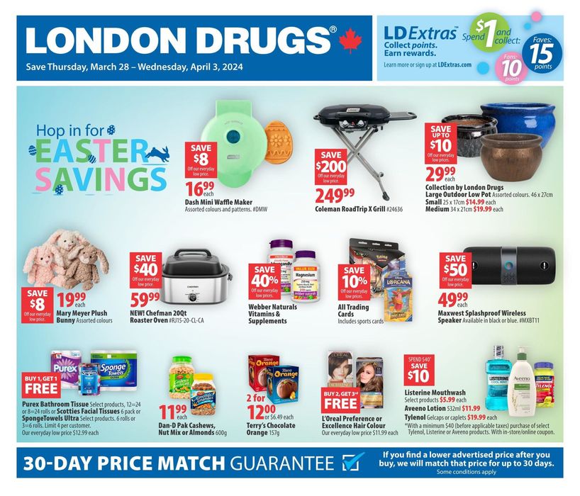 London Drugs catalogue in Saskatoon | London Drugs Weekly ad | 2024-03-28 - 2024-04-03