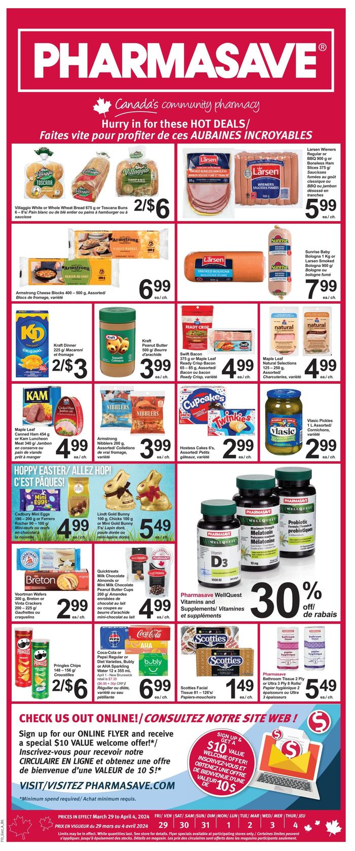 Pharmasave catalogue in Airdrie | Pharmasave weekly flyer | 2024-03-29 - 2024-04-04