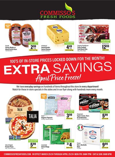 Commisso's Fresh Foods catalogue | Commisso's Fresh Foods weeky flyer | 2024-03-29 - 2024-04-25