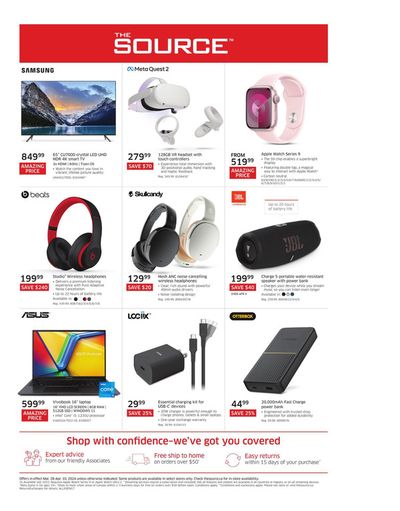 Electronics offers | Weekly Flyer in The Source | 2024-03-28 - 2024-04-10