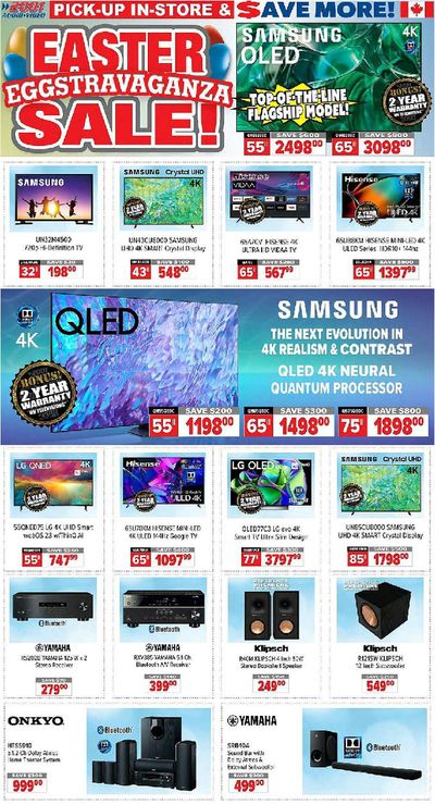 Electronics offers in Stouffville | 2001 Audio Video weekly flyer in 2001 Audio Video | 2024-03-29 - 2024-04-05