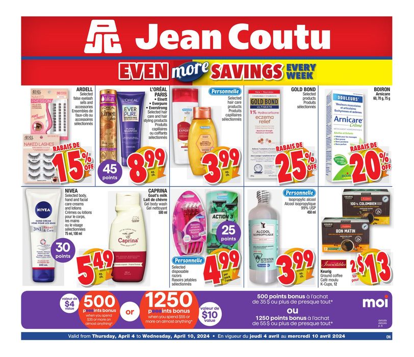 Jean Coutu Gatineau 535 Vanier Road Flyers & Phone numbers Tiendeo