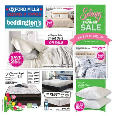 Home & Furniture offers in Gatineau | Beddington's, flyer in Beddington's | 2024-04-03 - 2024-04-17