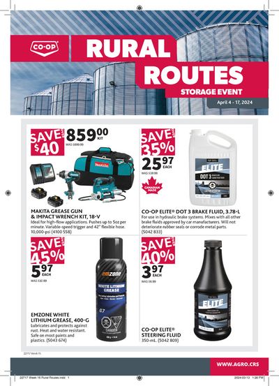 Garden & DIY offers in Leduc | Rural Routes in Co-op Agro | 2024-04-04 - 2024-04-17