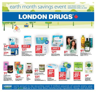 London Drugs catalogue in Vancouver | Earth Month Savings Event | 2024-04-05 - 2024-04-24