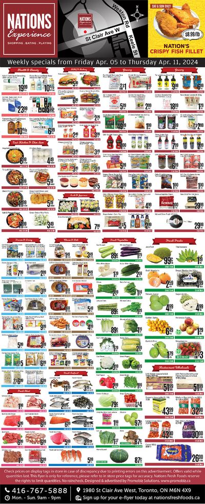 Nations Fresh Foods catalogue in Toronto | Nations Fresh Foods Weekly special  | 2024-04-05 - 2024-04-19