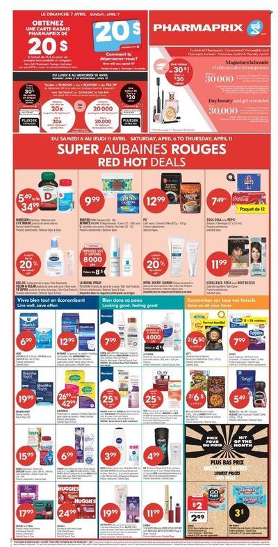 Pharmaprix catalogue in Quebec | Red Hot Deals | 2024-04-05 - 2024-04-19