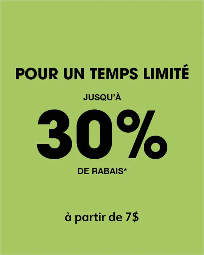 Aubainerie catalogue in Drummondville | JUSQU'À 30% DE RABAIS* | 2024-04-05 - 2024-04-19