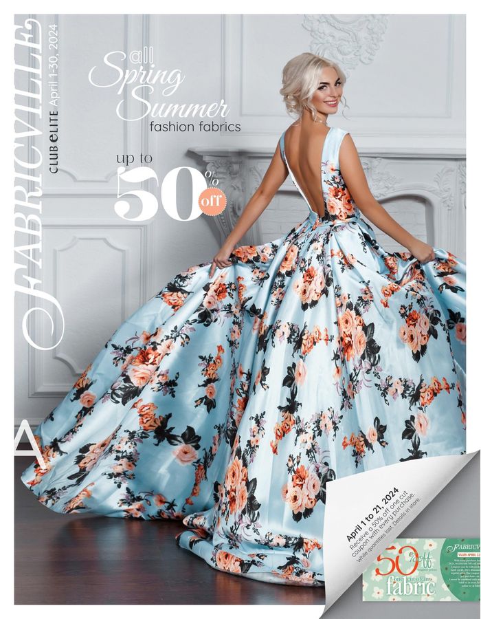 Fabricville catalogue in Abbotsford | Spring Summer Fashion | 2024-04-05 - 2024-04-30