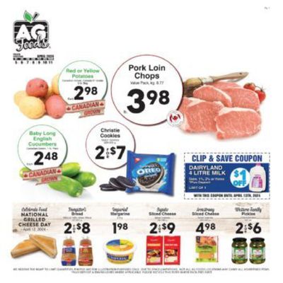 AG Foods catalogue in Trochu | AG Foods weekly flyer | 2024-04-06 - 2024-04-20