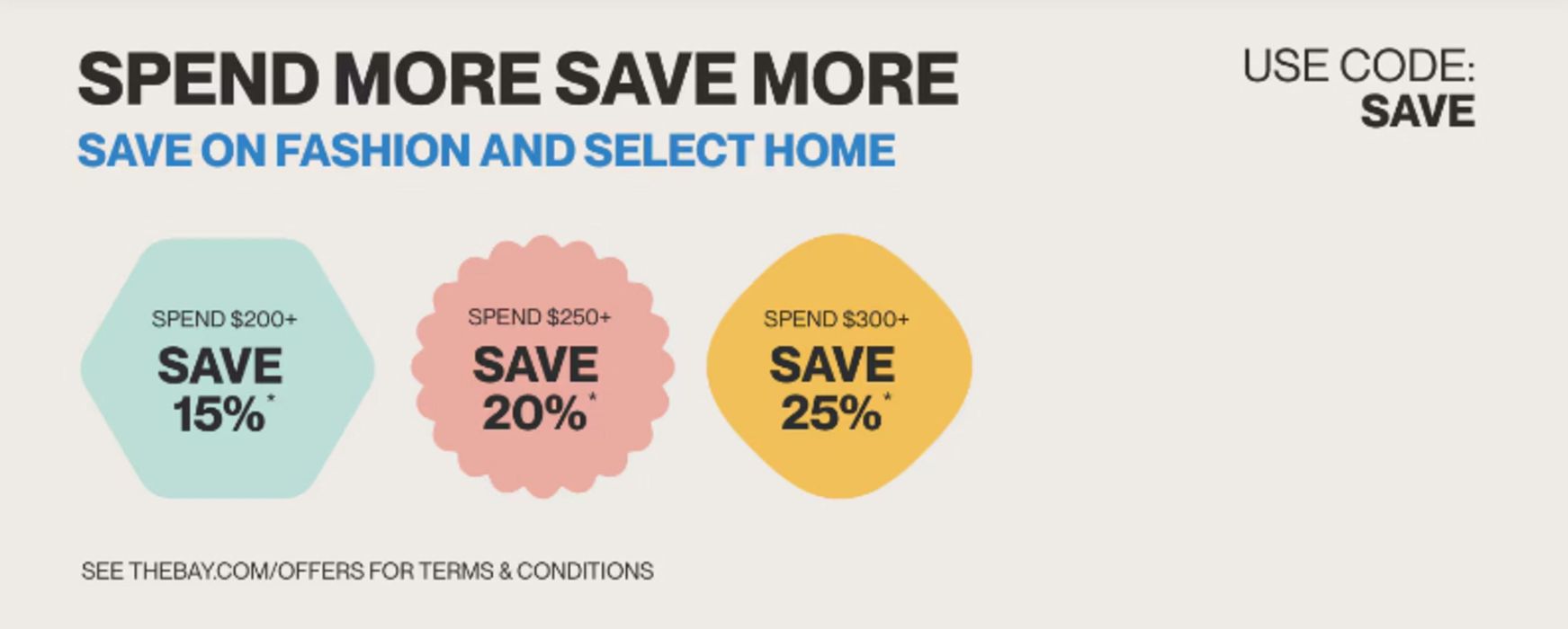 Hudson's Bay catalogue in Prince George | Spend More Save More | 2024-04-08 - 2024-04-22
