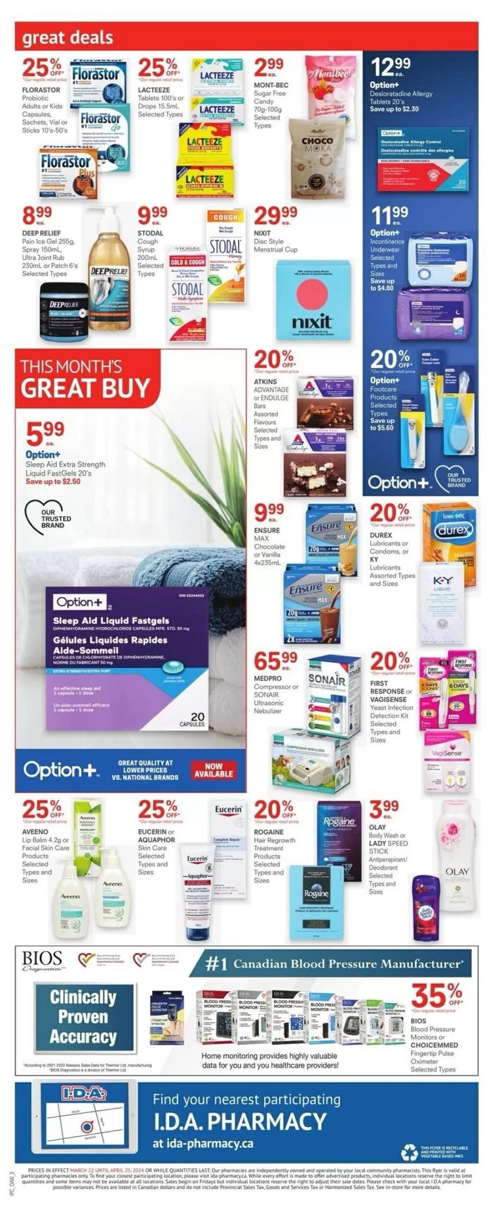 IDA Pharmacy catalogue in Vancouver | Month Long Savings | 2024-04-08 - 2024-04-25