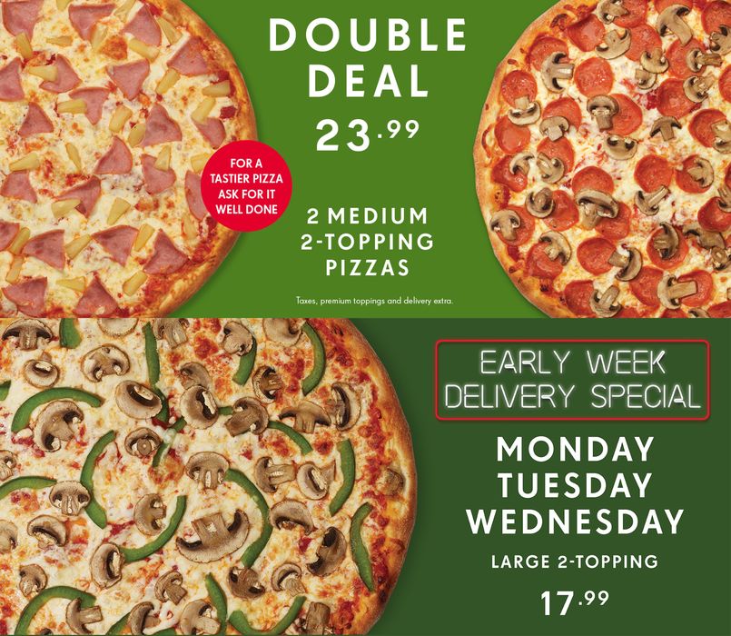 Pizza Nova catalogue in Burlington | EARLY WEEK DELIVERY SPECIAL | 2024-04-08 - 2024-04-22