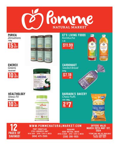 Pomme Natural Market catalogue | Monthly Specials Flyer | 2024-04-08 - 2024-05-01