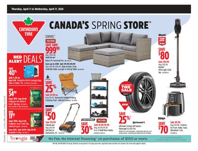 Canadian Tire catalogue in Edmonton | Canadian Tire weekly flyer | 2024-04-11 - 2024-04-17