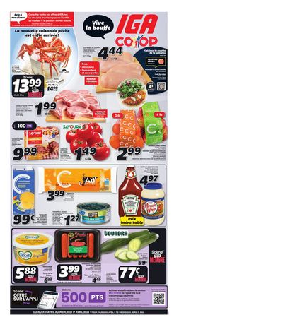 Grocery offers in Thetford Mines | Vive La Bouffe in IGA Extra | 2024-04-11 - 2024-04-17