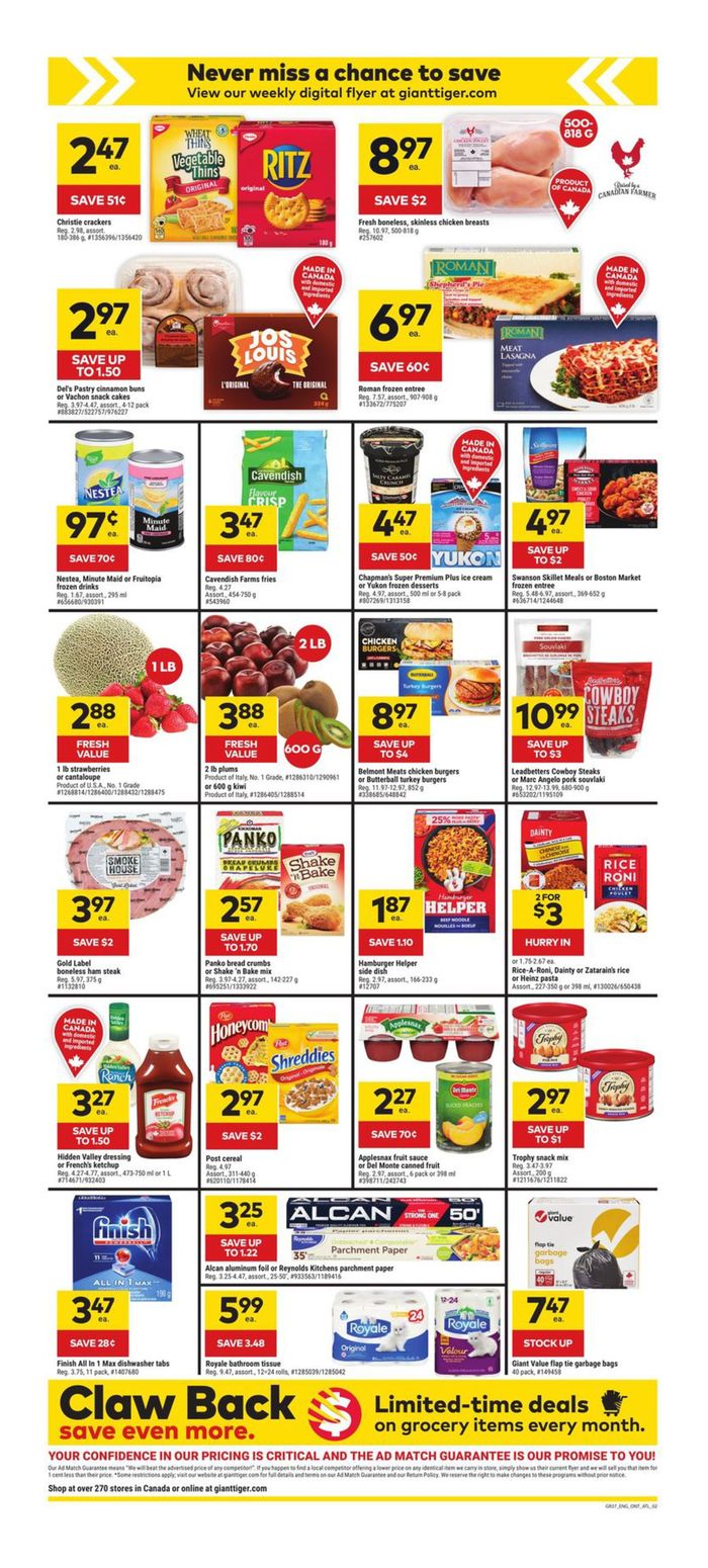 Giant Tiger catalogue in Scarborough | Weekly Flyer | 2024-04-10 - 2024-04-16