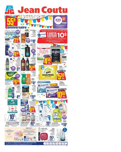 Jean Coutu catalogue in Montreal | Weekly Flyer | 2024-04-11 - 2024-04-17