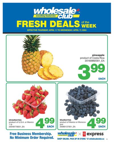Wholesale Club catalogue in Brantford | Fresh Deals Of The Week | 2024-04-11 - 2024-04-17