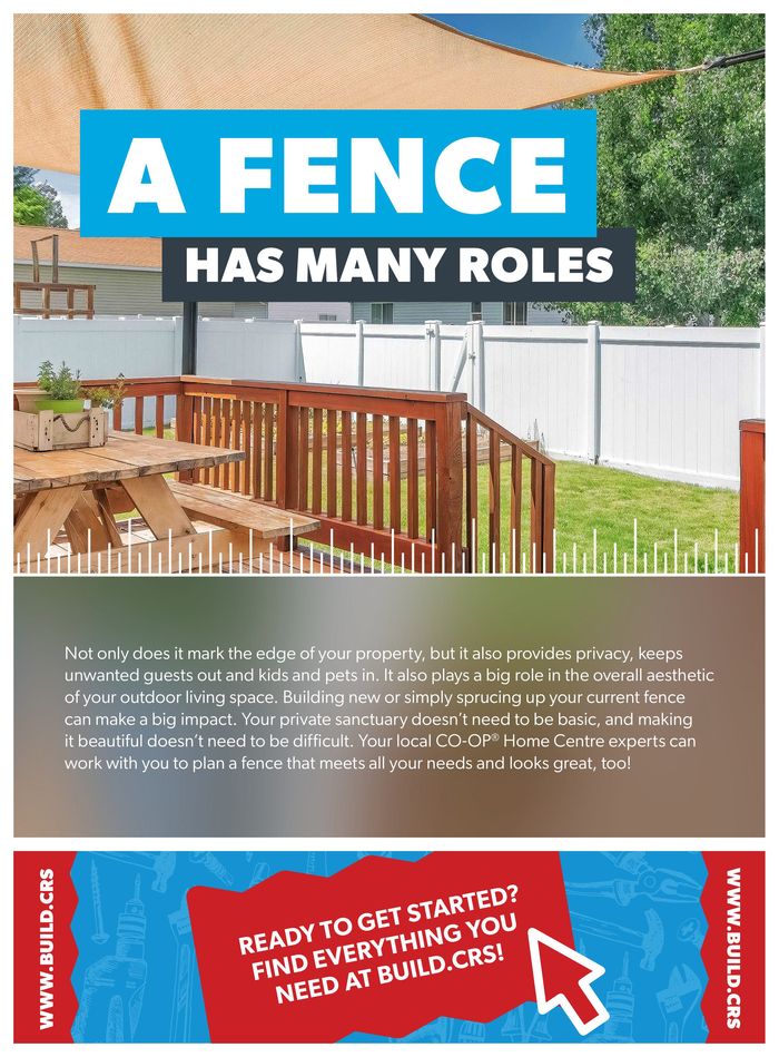 Co-op Home Centre catalogue in Niverville | Do It With Co-op: Fence Goals | 2024-04-11 - 2024-05-18