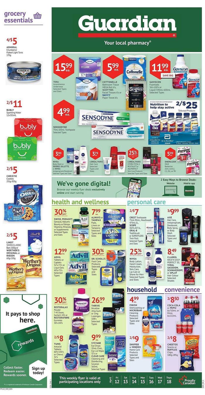 Guardian Pharmacy catalogue in Orillia | Guardian Pharmacy weekly flyer | 2024-04-11 - 2024-04-17